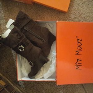 Miz mooz brown suede boots